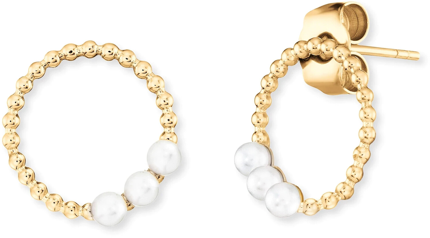 Engelsrufer Ear studs Pearls (ERE-PEARLS) gold
