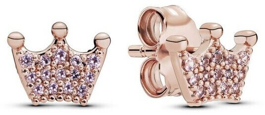 Pandora Pink Crown Stud Earrings (287127NPO)