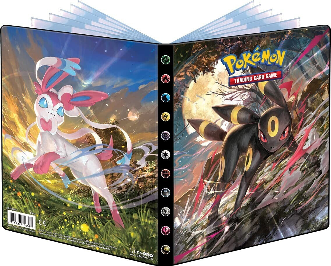 Ultra Pro Pokémon Portfolio Épée & Bouclier Évolution céleste EB07 80 cartes