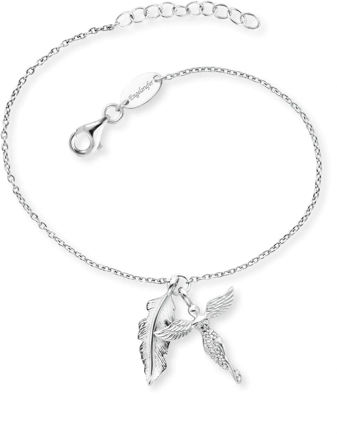 Engelsrufer Bracelet Feather & Angel (ERB-FEDER-ANGEL-ZI)