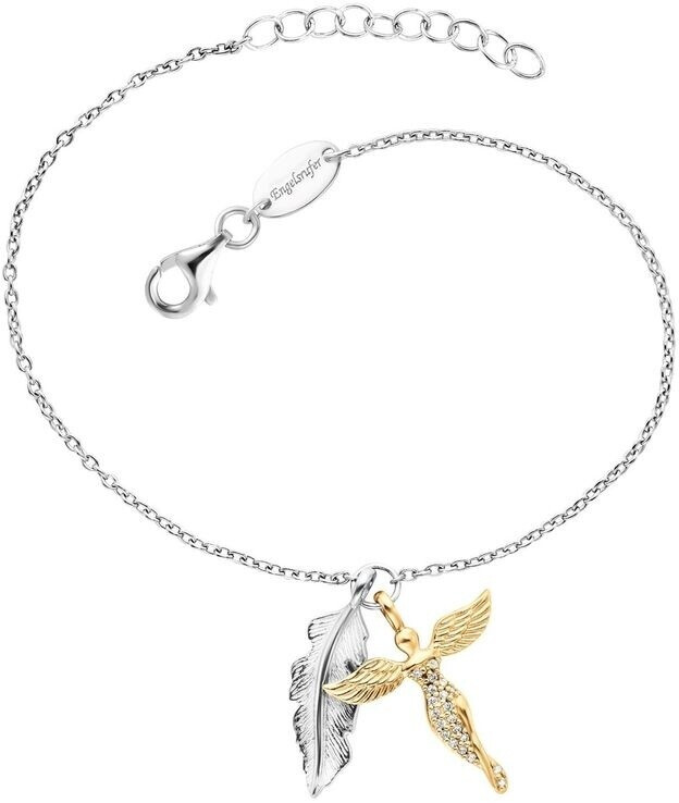 Engelsrufer Bracelet Feather & Angel (ERB-FEDER-ANGEL-ZI) gold