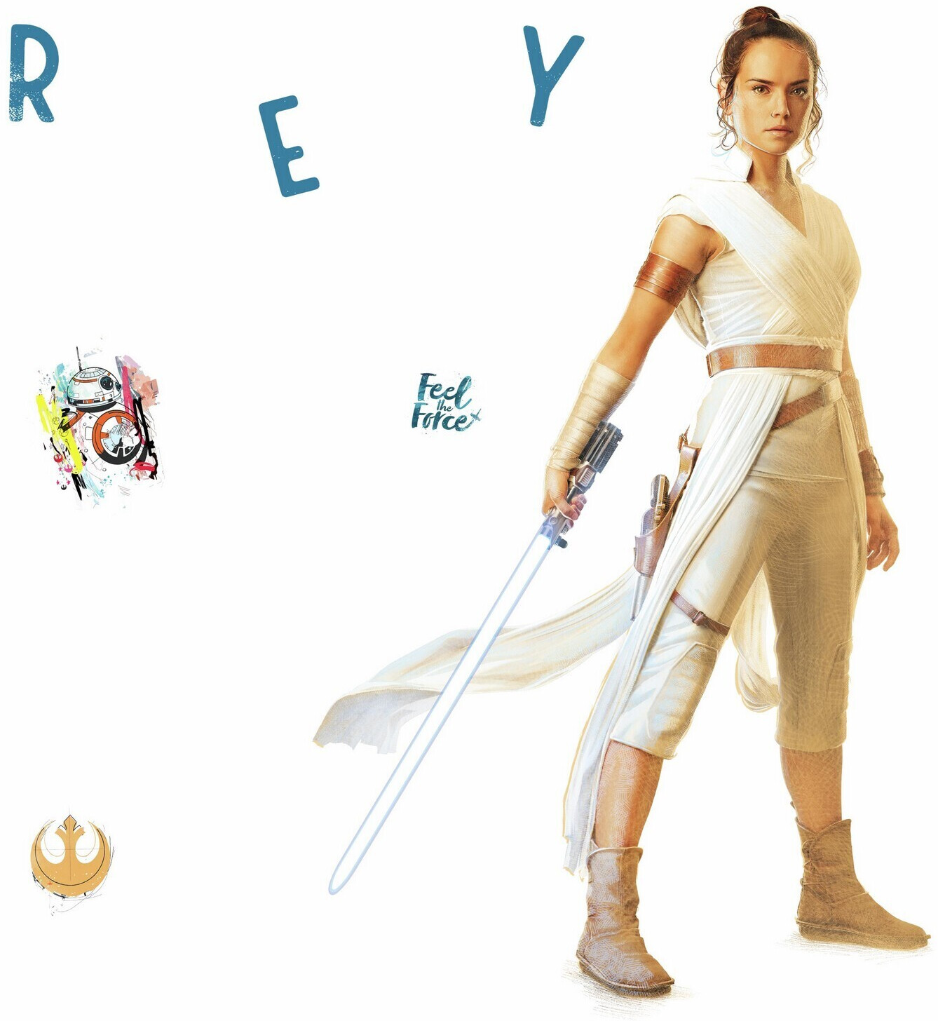 RoomMates Sticker géant Rey l'ascension de Skywalker