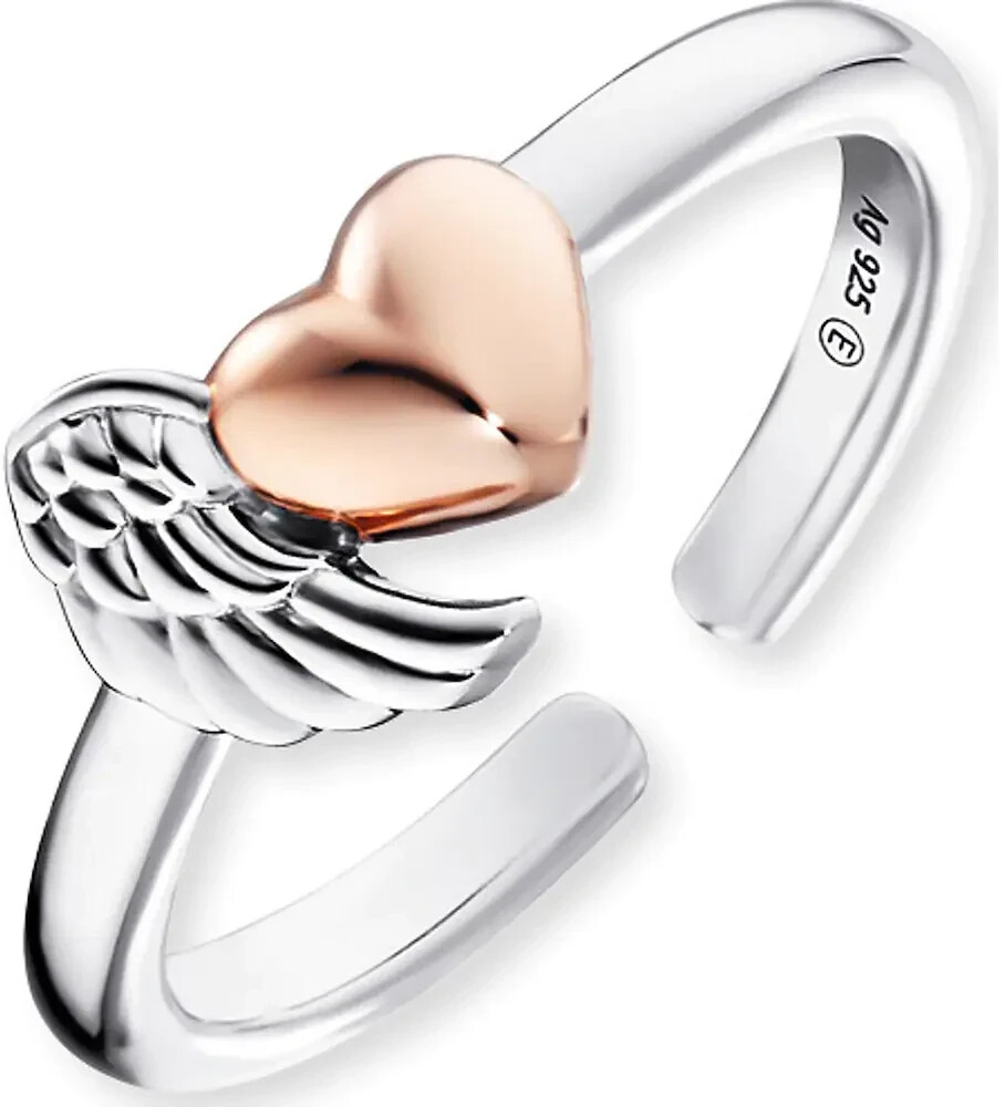 Engelsrufer Ring Wing & Heart (ERR-WINGHEART-BICOR)