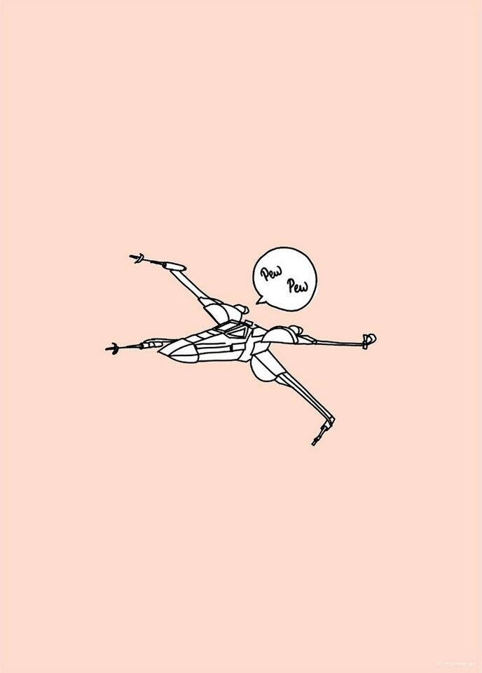 Komar Poster Star Wars pew pew 50 x 70 cm