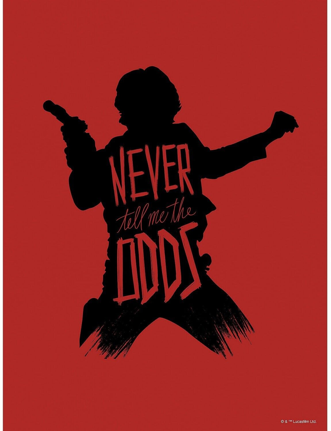 Komar Poster silhouette Han Solo Star Wars
