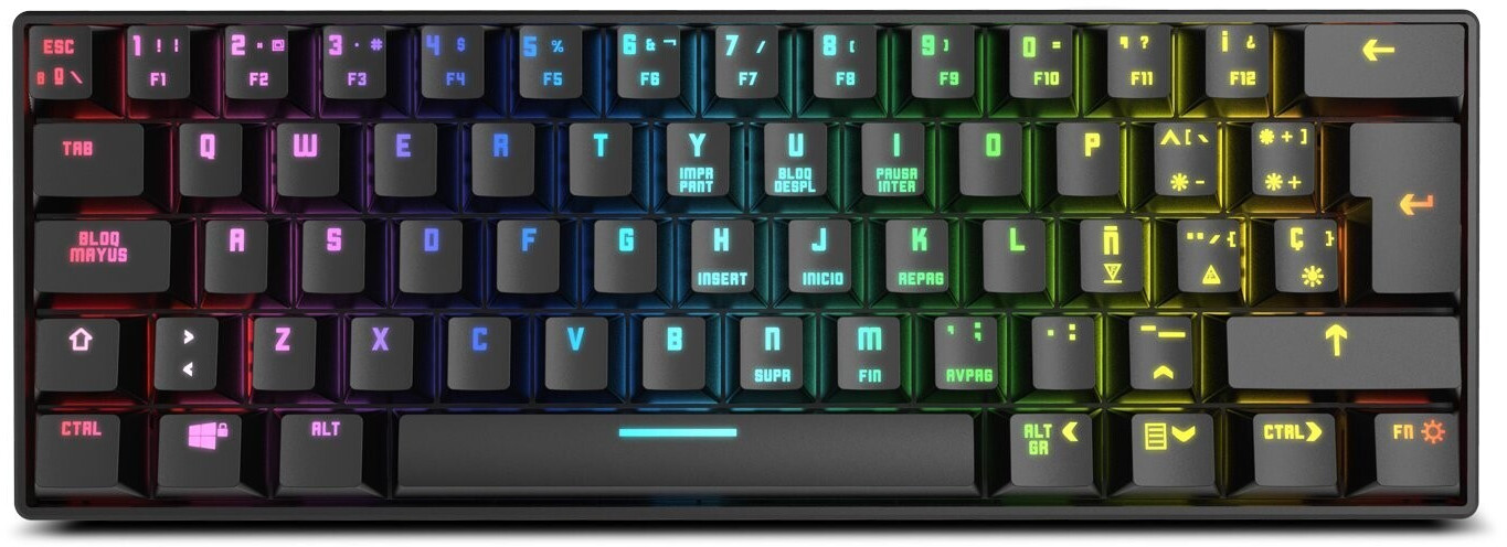 Krom Gaming Kluster Mini noir (ES)