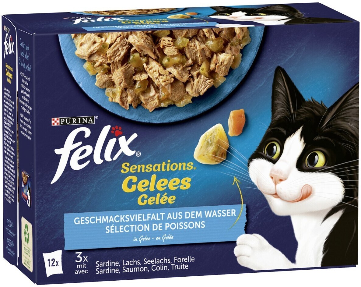 Felix Sensations Jelly Water Varieties 12x85g