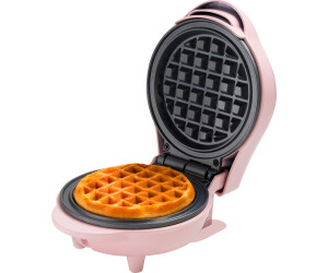 colore Piastra per waffle in metallo e plastica Bestron AMW500P Rosa 