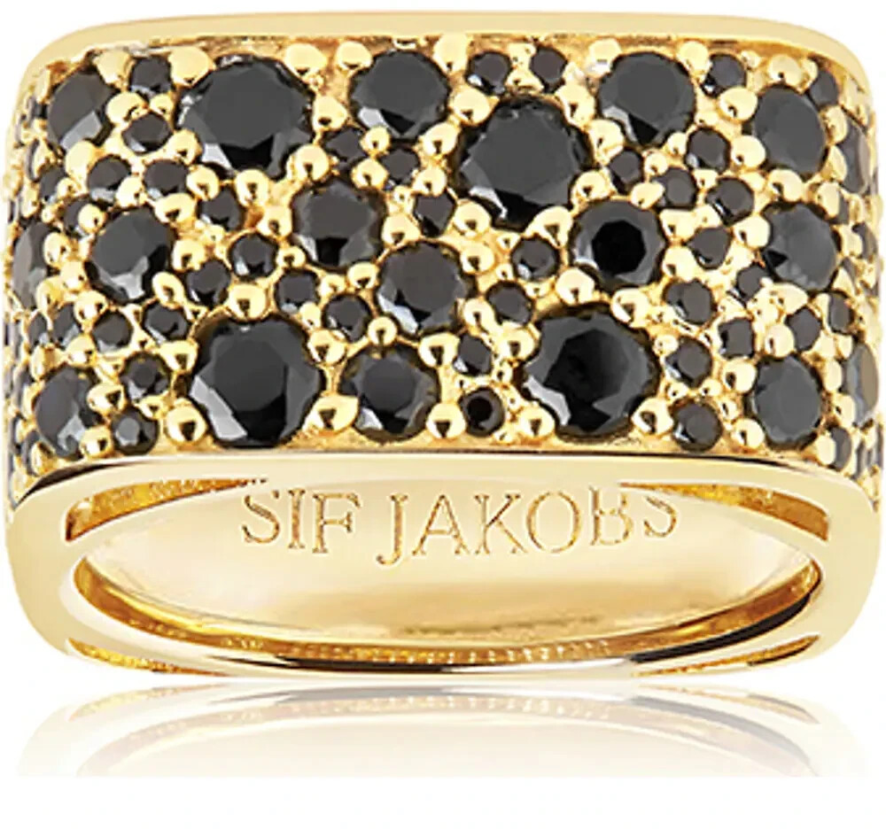 Sif Jakobs Jewellery Novara Quadrato (SJ-R1060-XCZ) gold/black