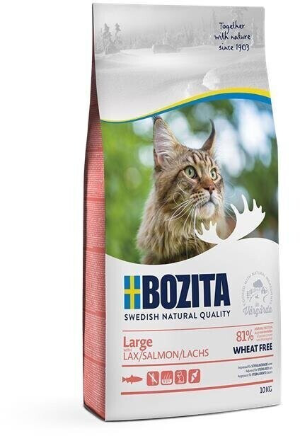Bozita Cat Large Wheat-Free Salmon Dry Food 10kg