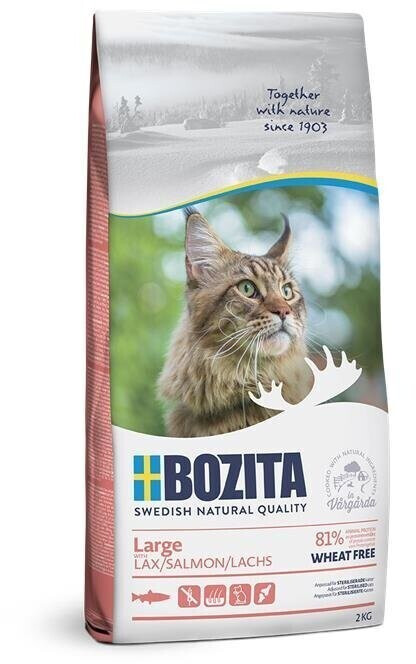 Bozita Cat Large Wheat-Free Salmon Dry Food 2kg
