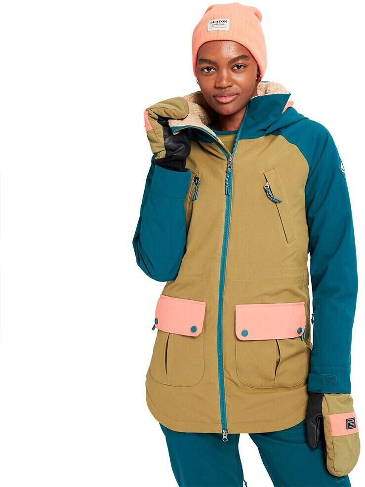 Burton Prowess Jacket Women shaded spruce/martini olive/persimmon
