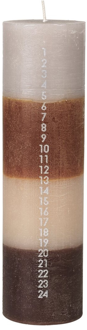 Broste Copenhagen Colorblock Christmas Candle 25cm