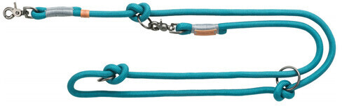 Trixie Laisse classique pour chien L-XL 2m 13mm Petrol/Light Grey Trixie Laisse classique pour chien L-XL 2m 13mm Petrol/Light Grey
