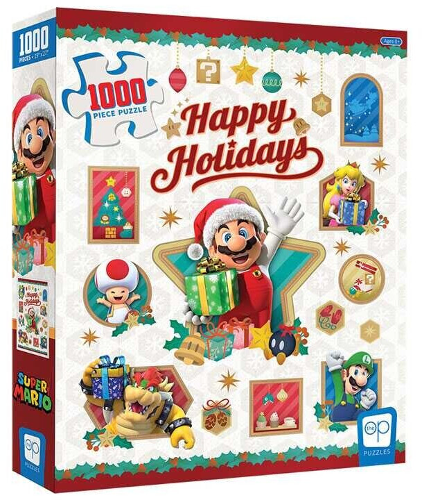 USAopoly Super Mario Happy Holidays (1000 pièces)