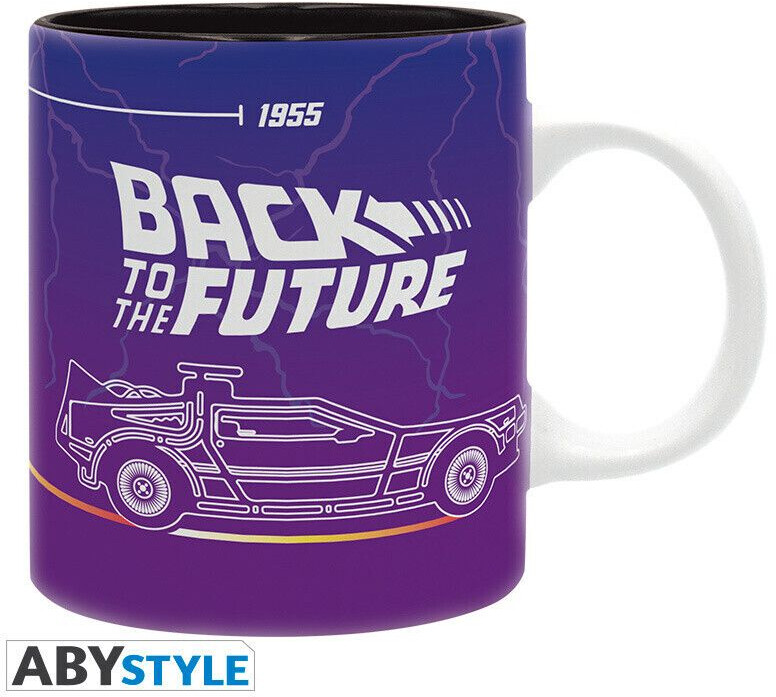 Abystyle Mug Retour Vers Le Futur - Logo DeLorean