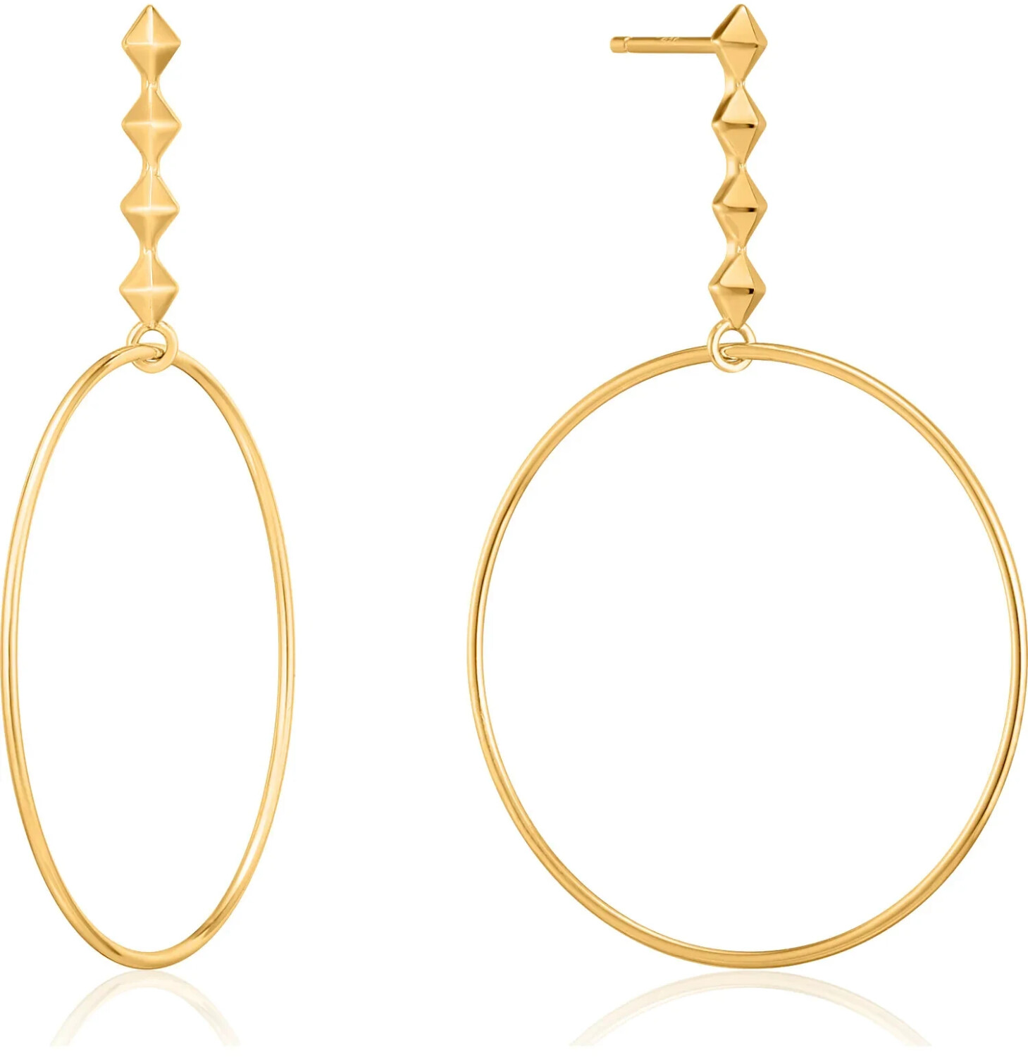 Ania Haie Spike Hoop Earrings (E025-04) gold