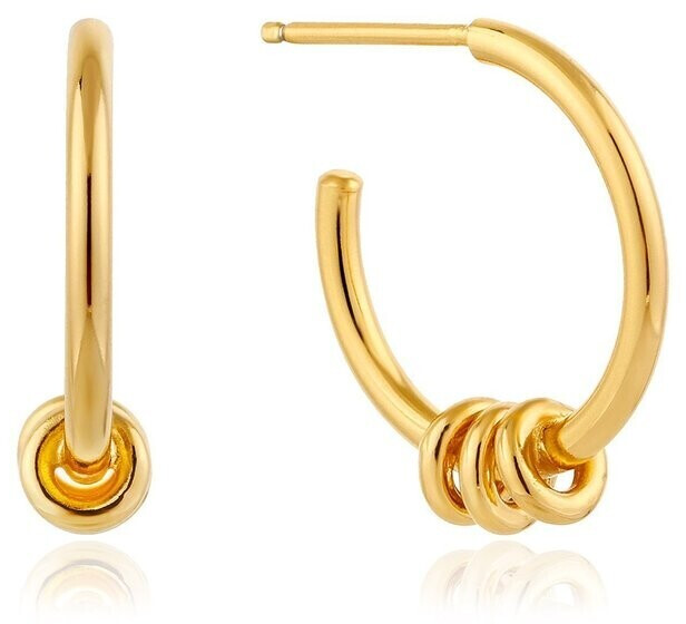 Ania Haie Modern Hoop Earrings (E002-05) gold
