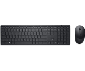 Dell KM5221W Wireless Tastatur & Maus Set – Kabellos, US International Layout, Schwarz, Für Office & Home