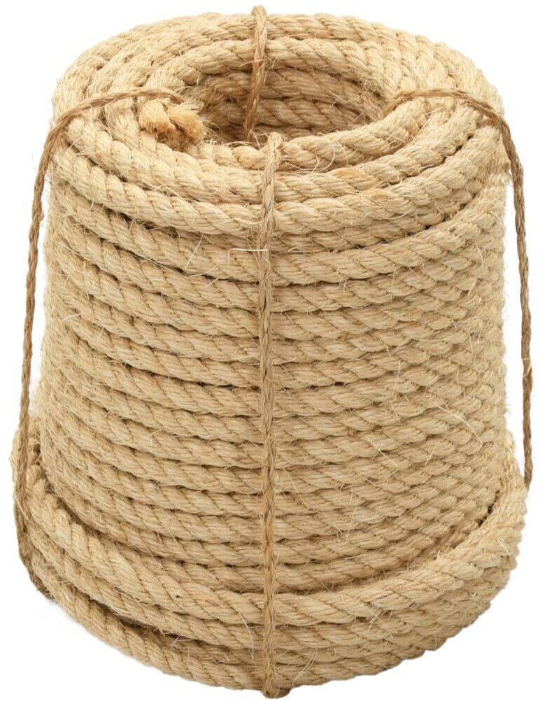 vidaXL Rope 100% Sisal 16mm 100m
