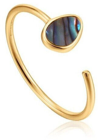 Ania Haie Gold Tidal Abalone Adjustable Ring (R027-02G)
