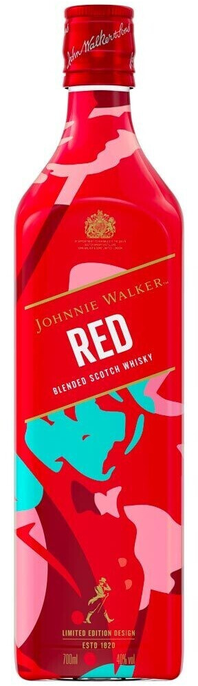 Johnnie Walker, Red label whisky escocés blended, 700 ml : :  Alimentación y bebidas