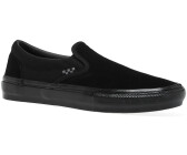 Vans negras sin on sale cordones