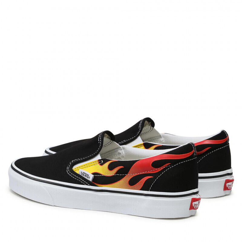 Vans Slip On Flame black black true white ab 48 40 Preisvergleich bei idealo