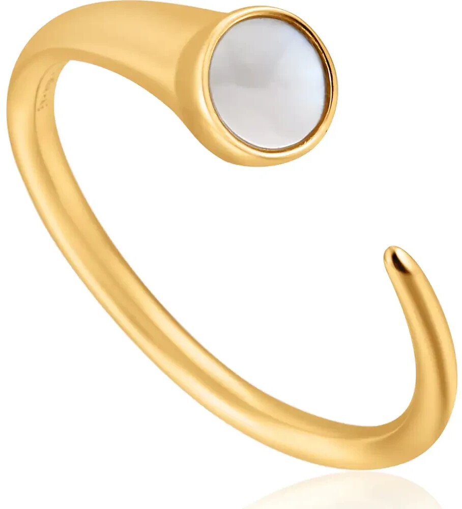 Ania Haie Gold Mother Of Pearl Claw Ring (R022-02G)