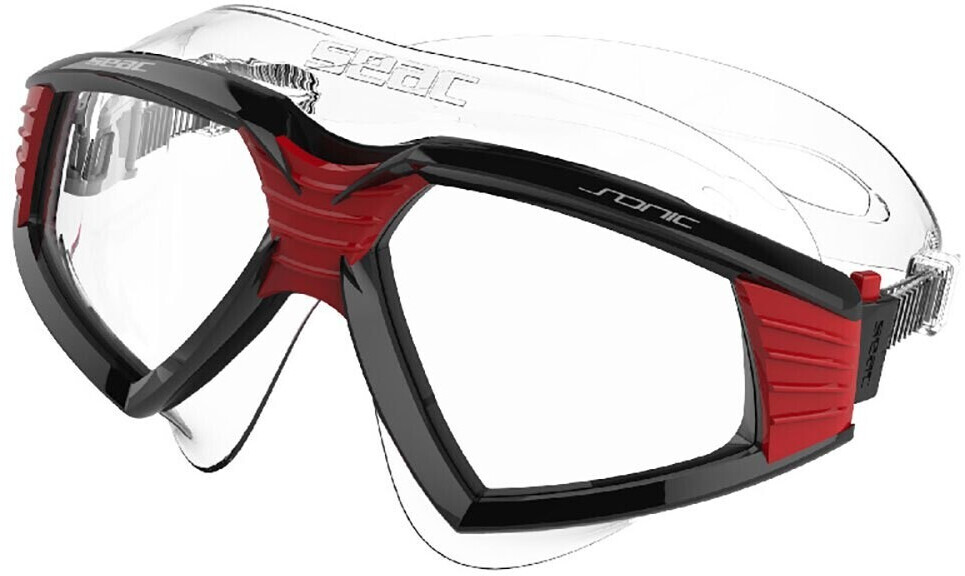 Seac Sub Masque De Natation Sonic noir/rouge/transparent