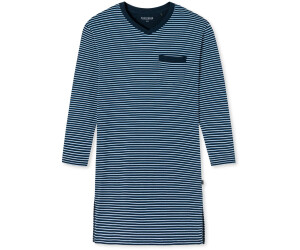 Schiesser Nachthemd Lang Camiseta de Pijama para Hombre 