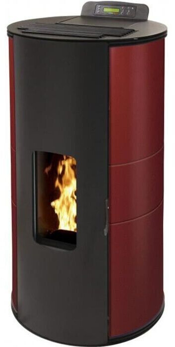 Interstoves Gianni 9 kW étanche bordeaux
