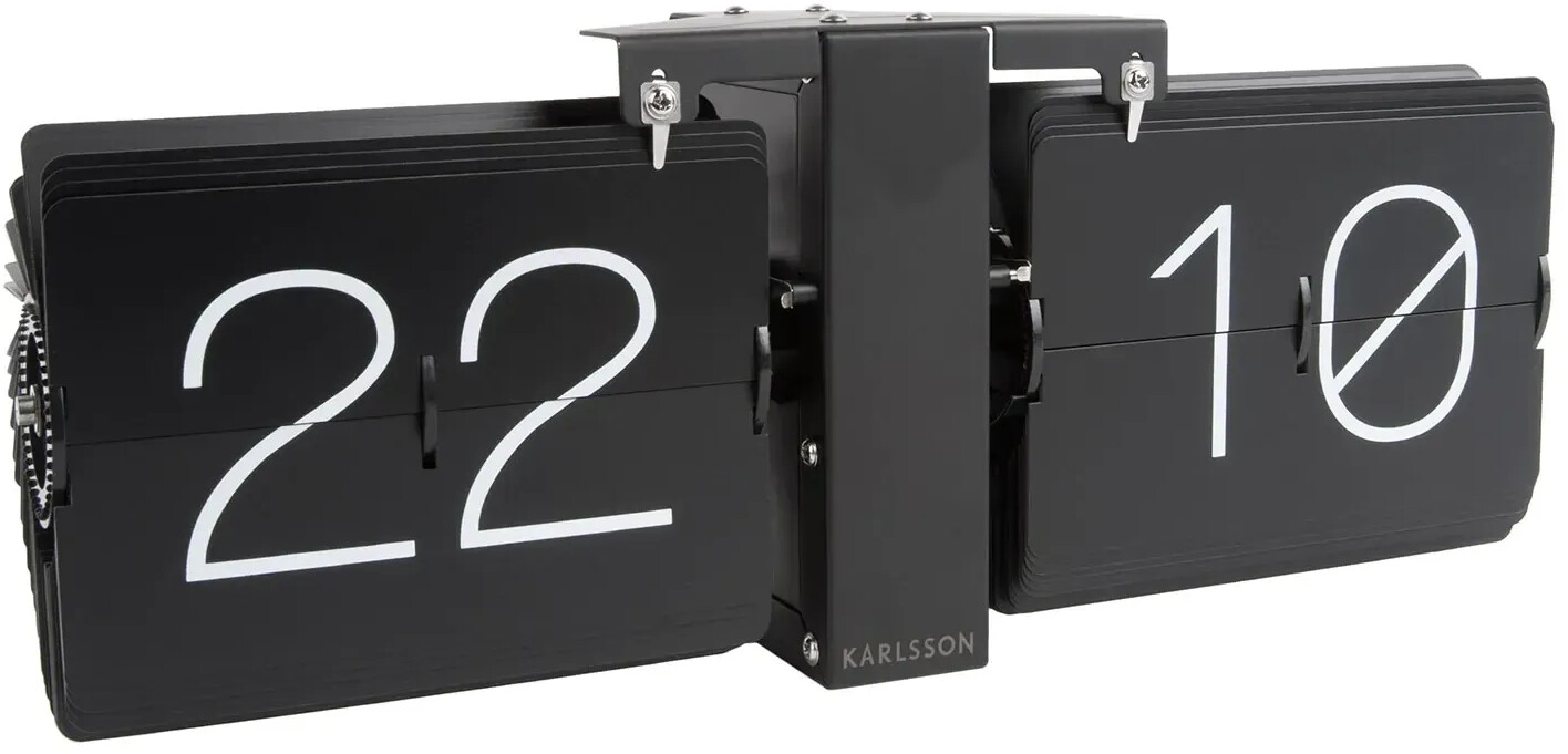 Karlsson Flip Clock No Case KA5602BK
