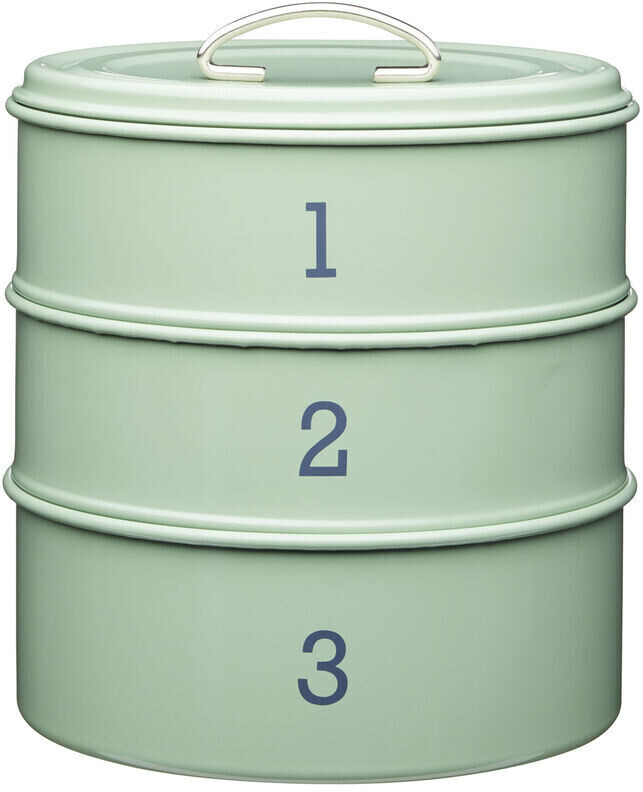 Kitchen Craft Country House Shabby Cake Tin green