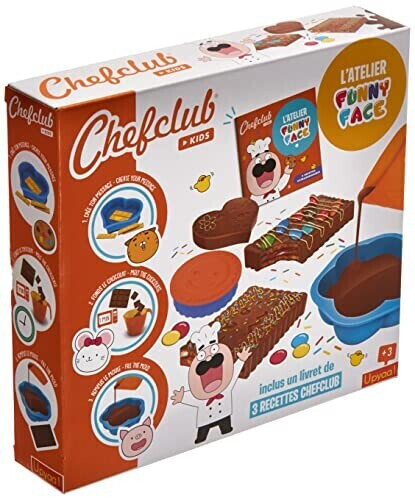 Upyaa ! L'atelier barres chocolatées Funny Face Chefclub Kids