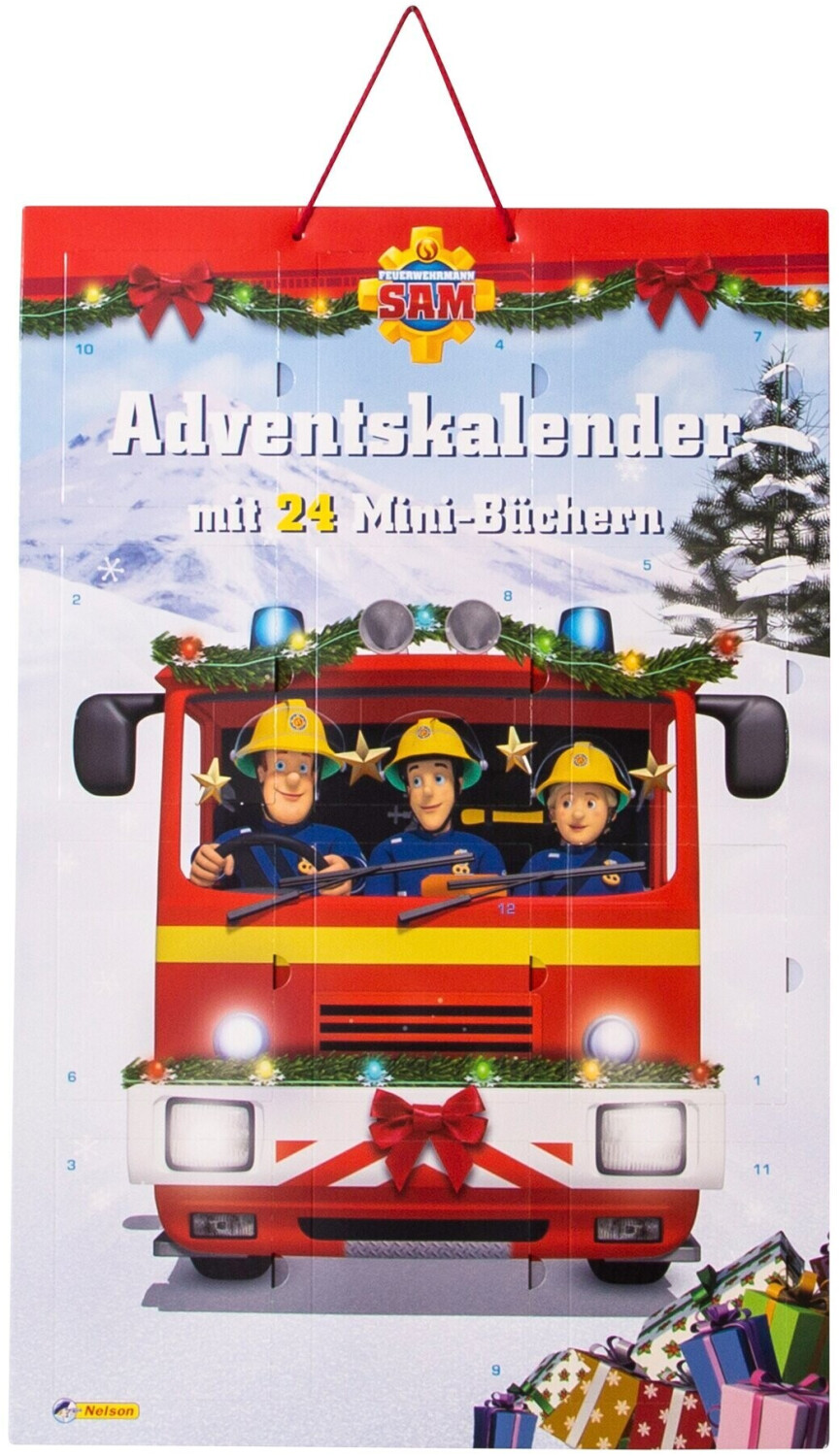Nelson Verlag Fireman Sam: Advent Calender with 24 Mini Books