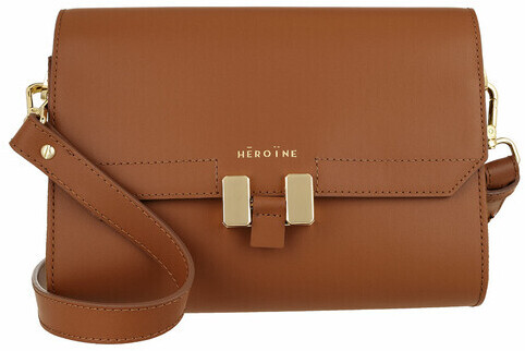 Maison Hēroïne Lilia Tablet Mini Crossbody Terry cognac