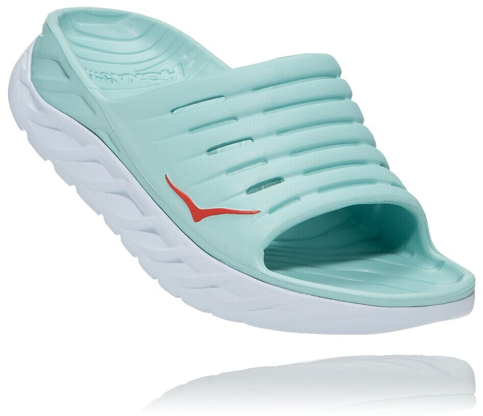 Hoka One One Women's Ora Recovery Slide 2 eggshell blue/white