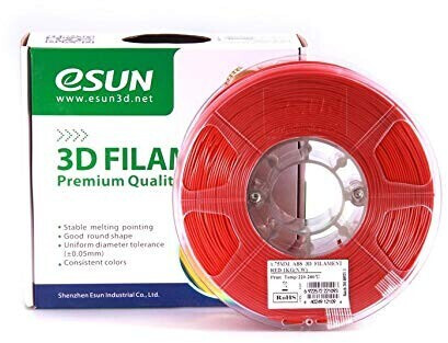 eSun3D ABS Filament 1.75mm 1kg rot ab 17,60 €