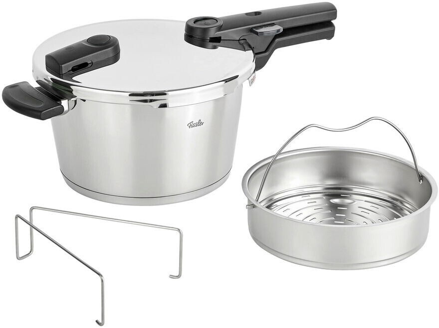 Fissler Pressure cooker Vitaquick Green 4,5l + steamer insert