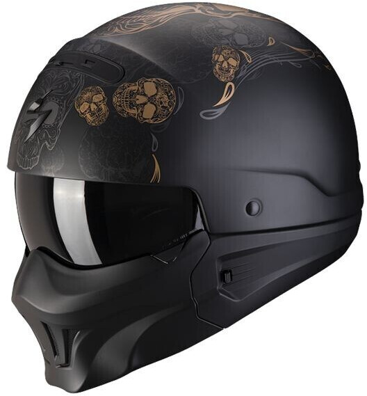 Scorpion Exo-Combat Evo Kalavera mat noir/or