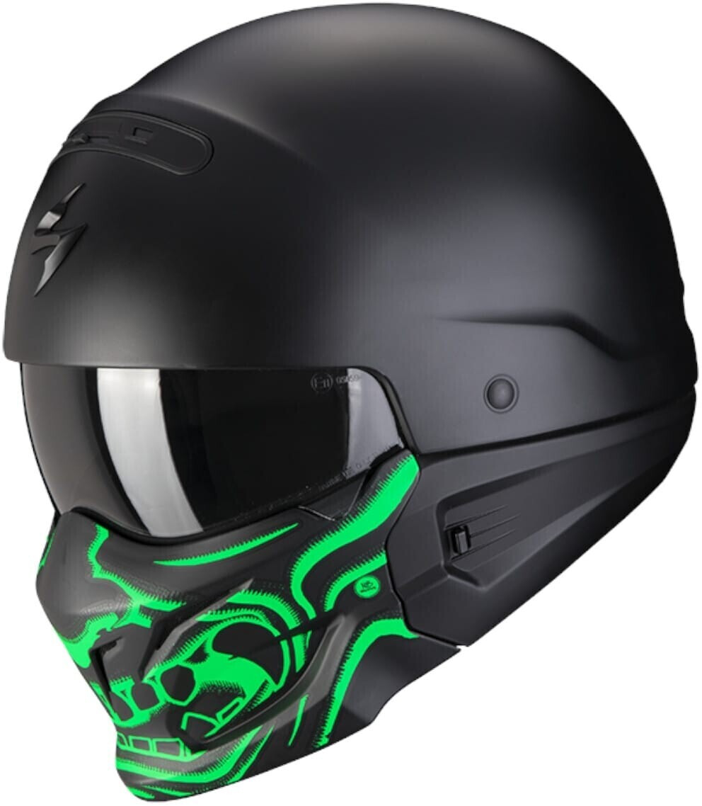 Scorpion Exo-Combat Evo Samurai mat noir/vert