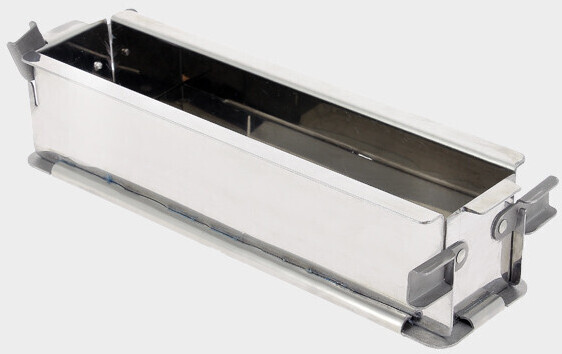 De Buyer Moule à pâté croûte inox Géo forme 24 cm