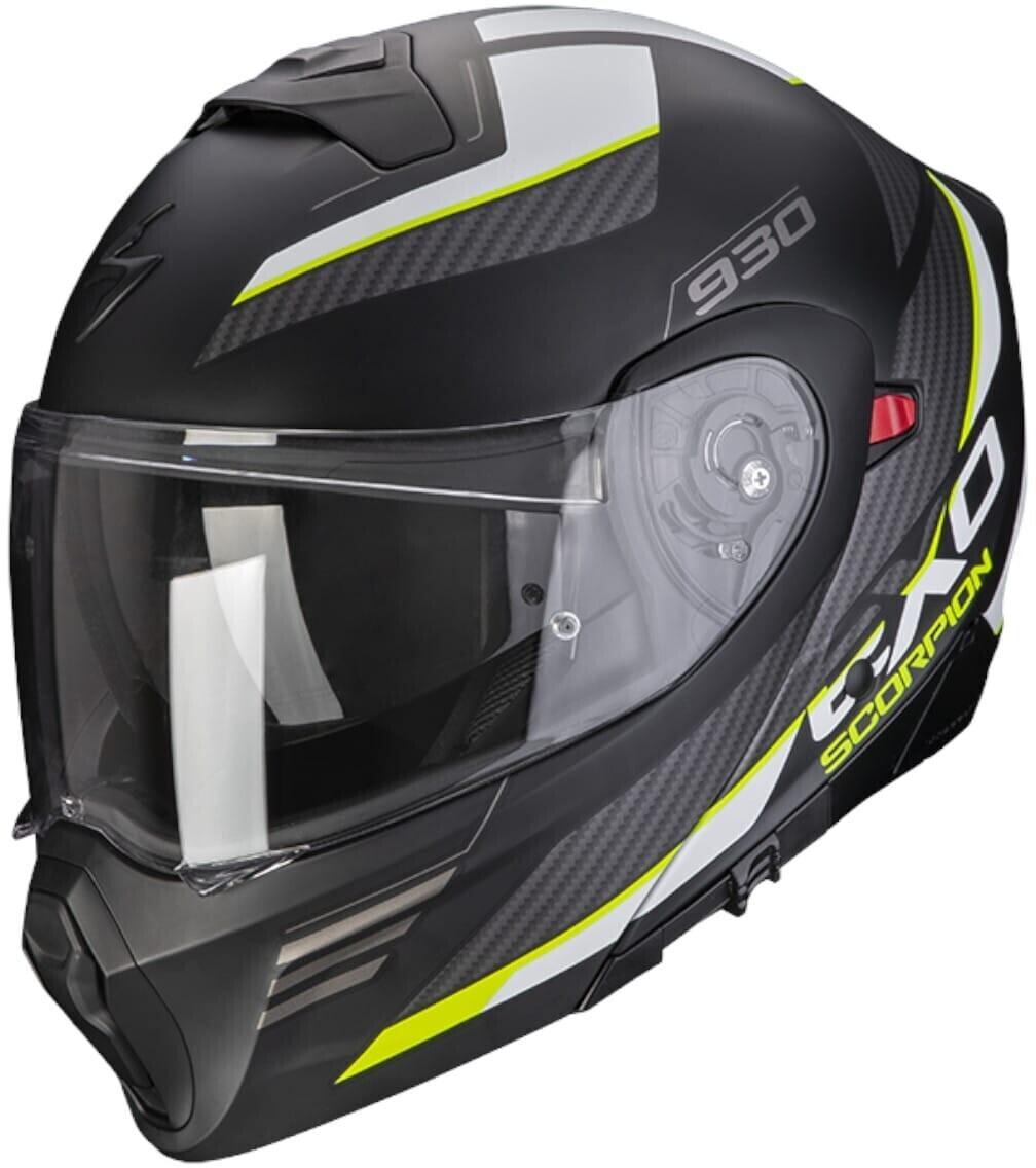 Scorpion Exo-930 Navig mat noir/gris/jaune