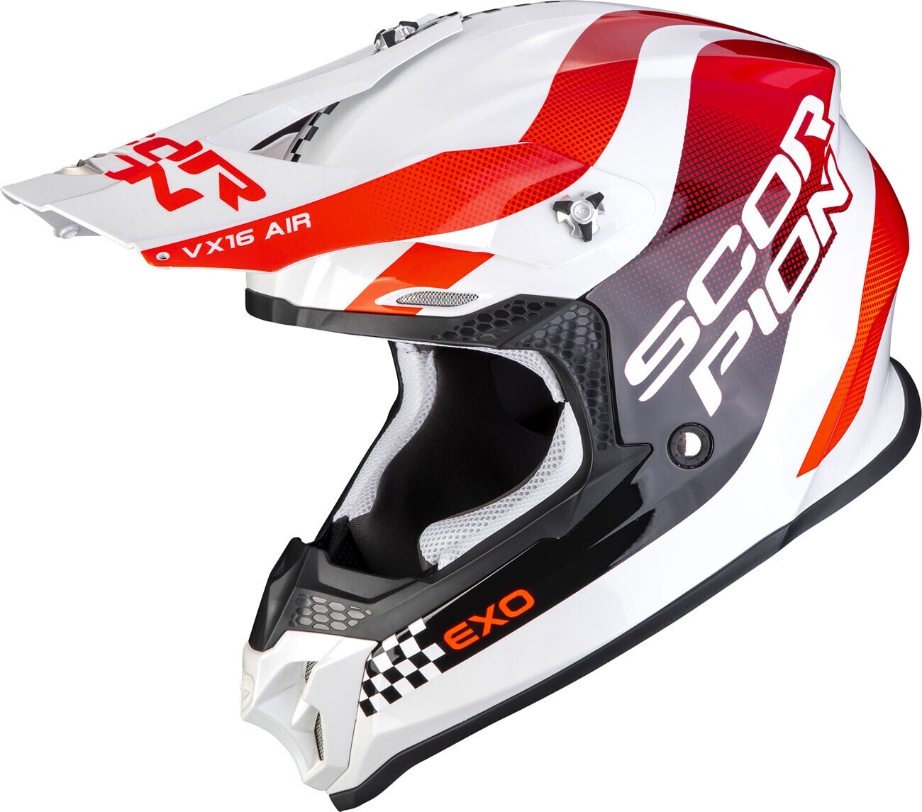 Scorpion VX-16 Air Soul blanc/rouge