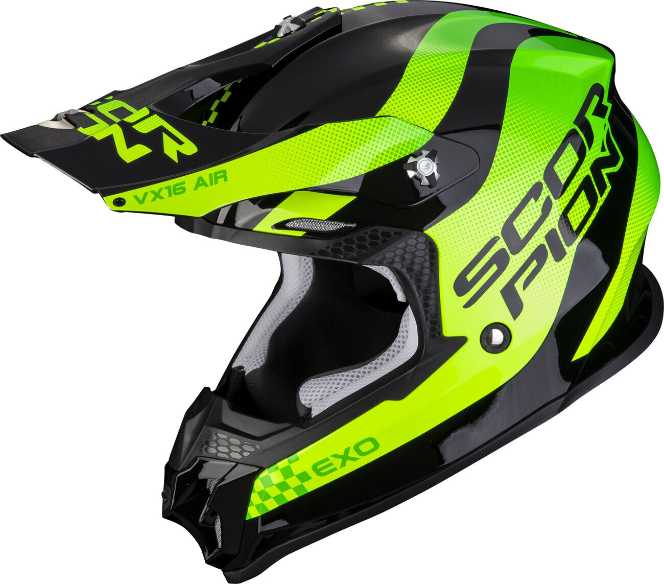 Scorpion VX-16 Air Soul noir/vert fluo