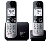 Panasonic KX-TGB612JTW Teléfono Inalámbrico Duo para Mayores Negro