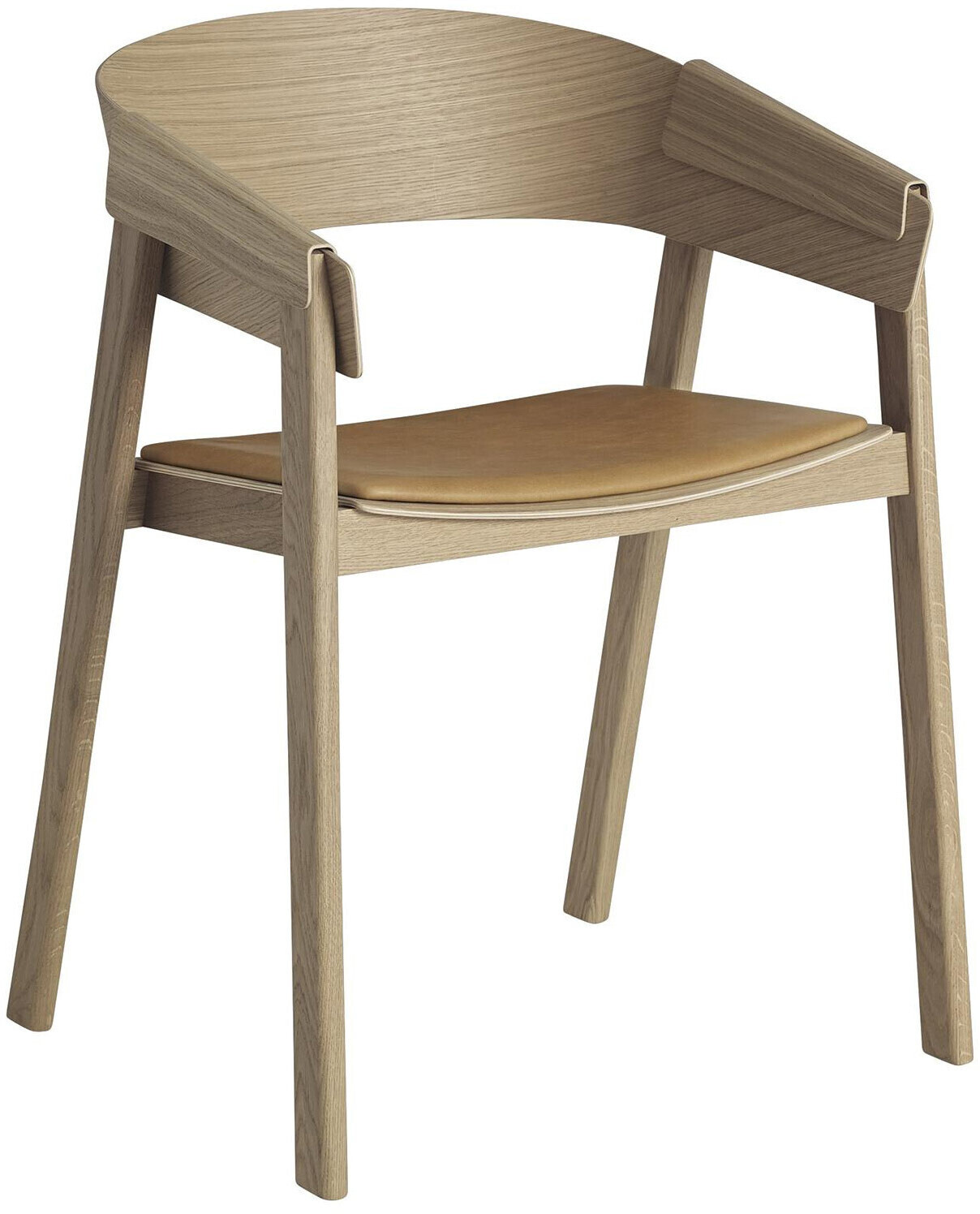 Muuto Cover Armchair Oak/Cognac