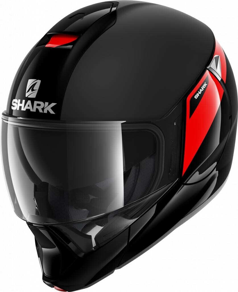 Photos - Motorcycle Helmet SHARK Evojet Karonn Black/Red 