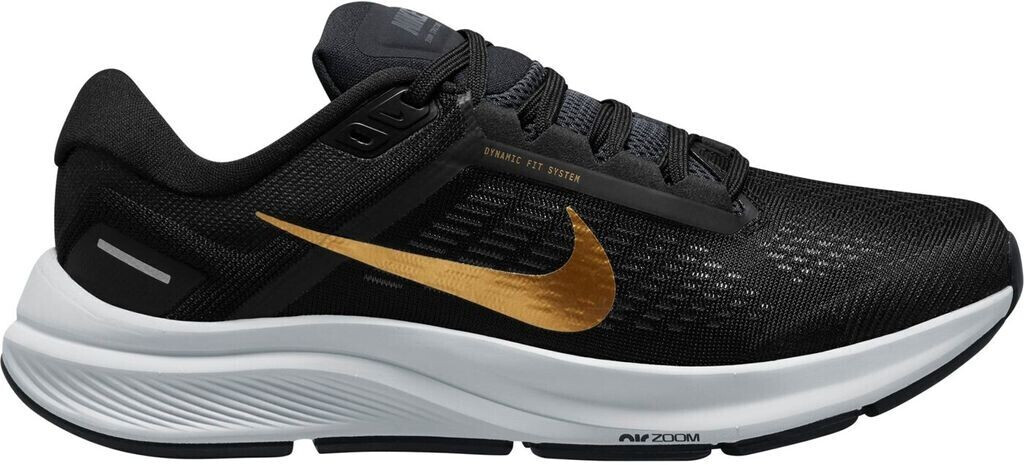 Nike Air Zoom Structure 24 Women black metallic gold coin